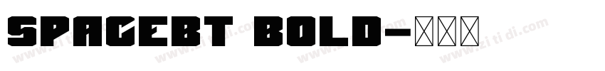 SpaceBT Bold字体转换